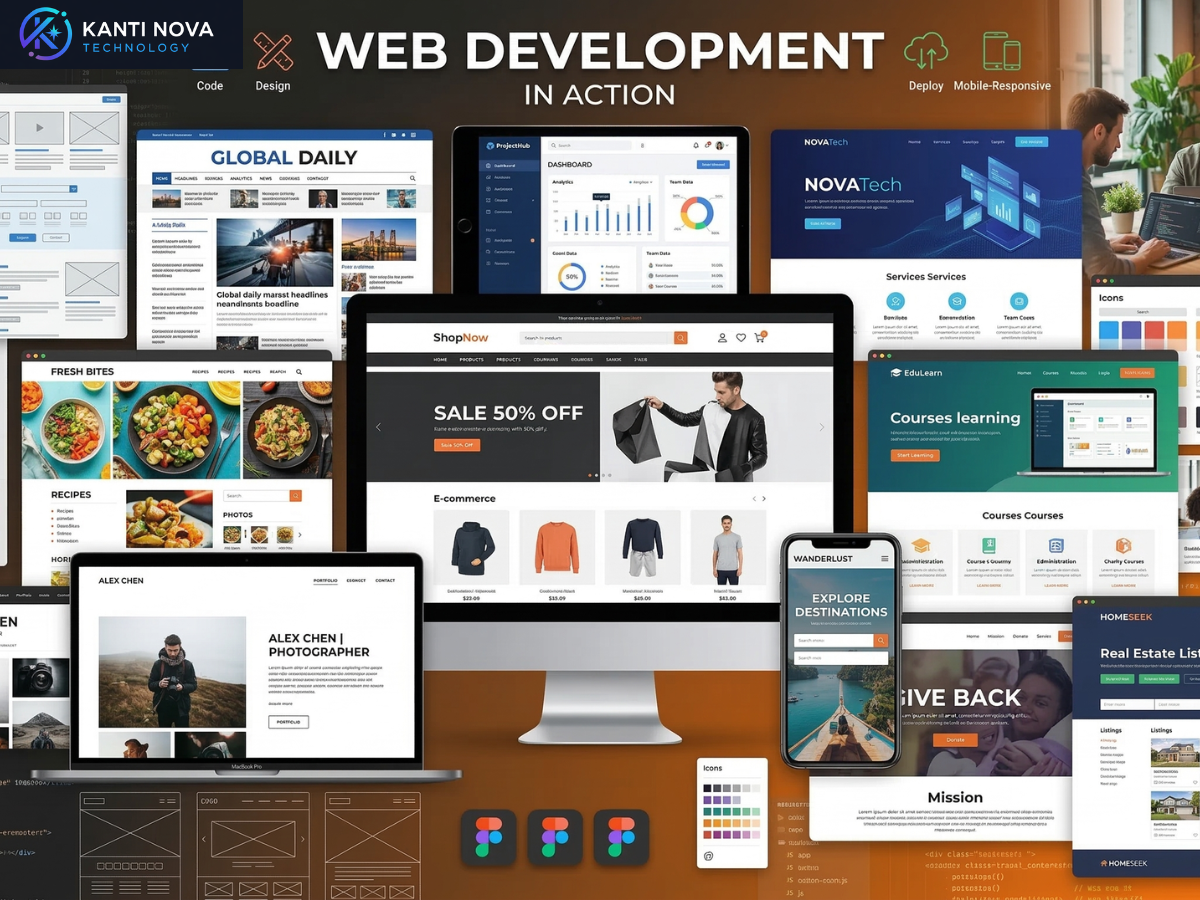 Web Development Company in Ghaziabad | Kanti Nova Technology